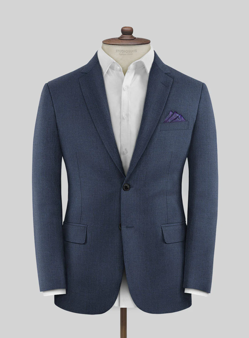 Scabal Cosmopolitan Royal Blue Wool Suit - Image 3