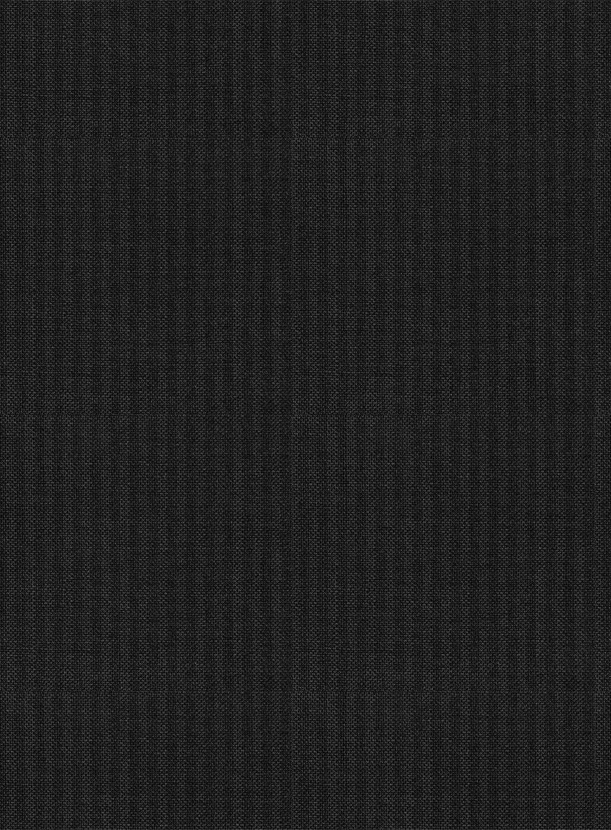 Scabal Cosmopolitan Stripe Reyo Black Wool Suit - Image 6