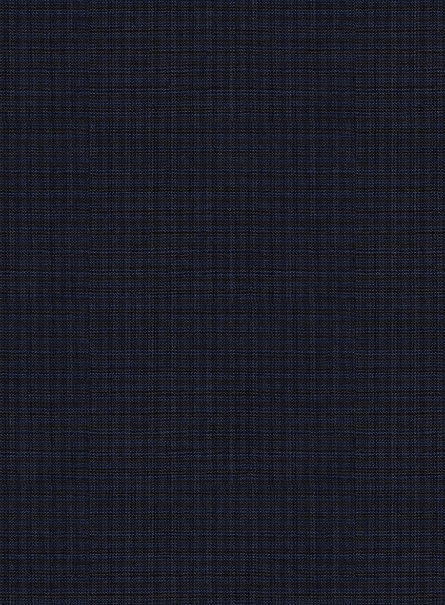 Scabal Cosmopolitan Varlli Blue Wool Suit - Image 6