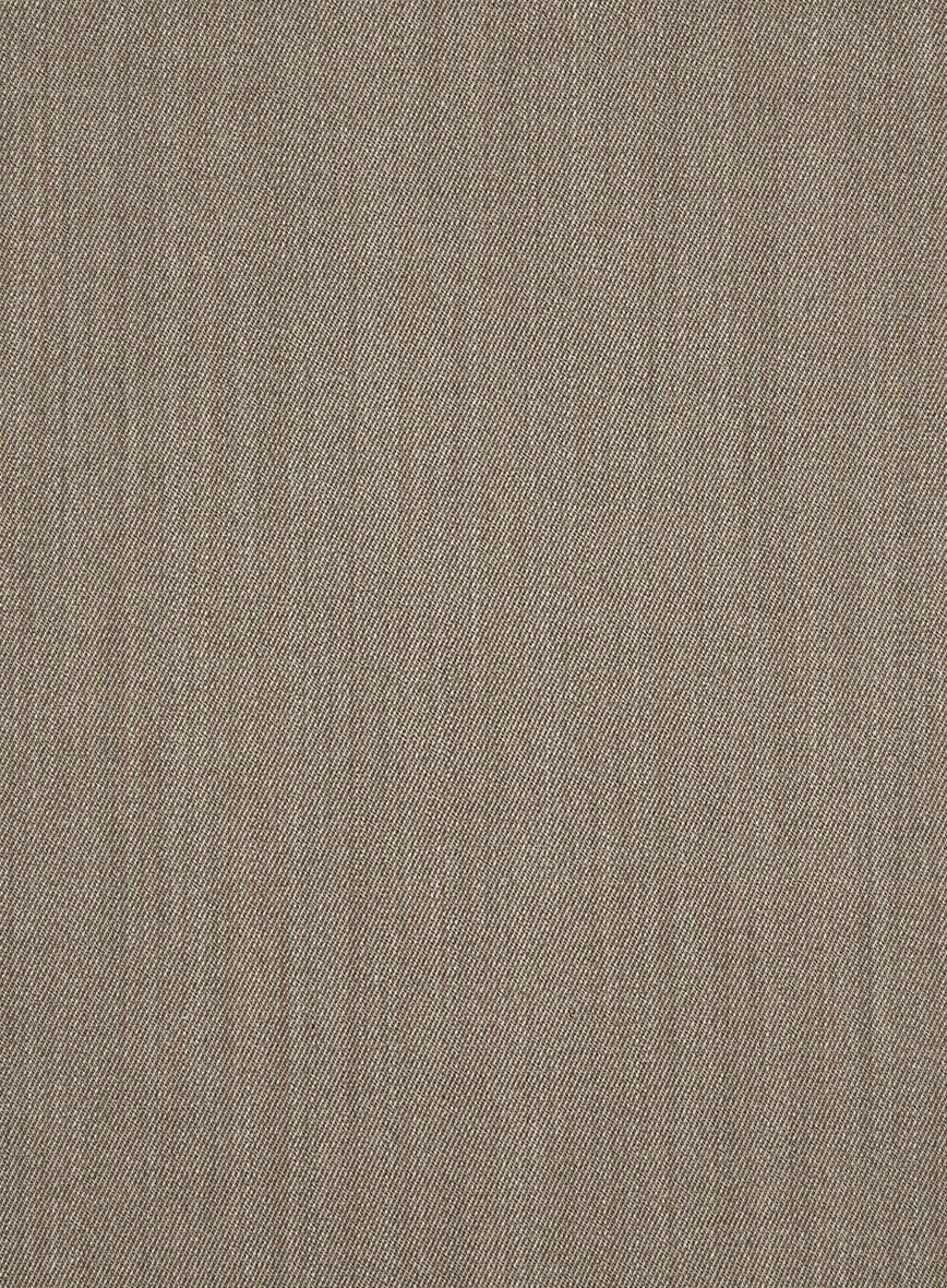 Scabal Crude Brown Wool Jacket - Image 3
