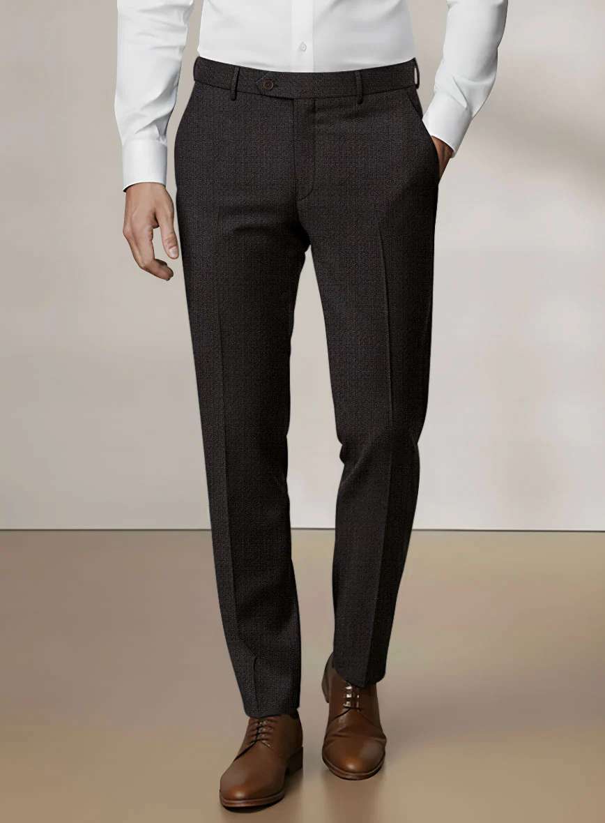 Scabal Dali Cardinal Cross Weave Wool Cashmere Suit - Image 8