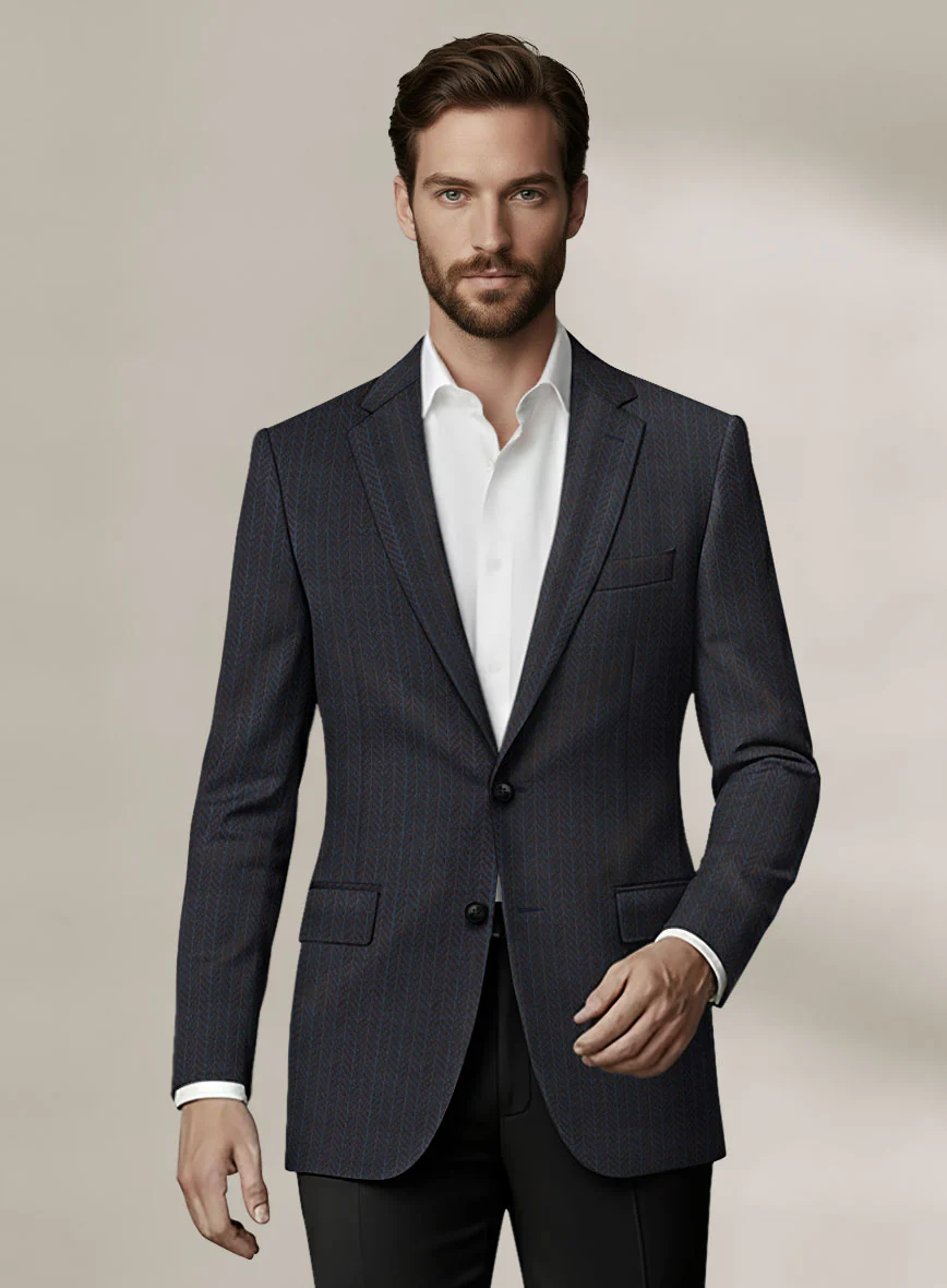 Scabal Dali Cipher Weave Wool Cashmere Jacket - Image 2