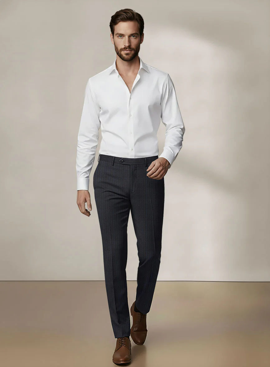 Scabal Dali Cipher Weave Wool Cashmere Suit - Image 7