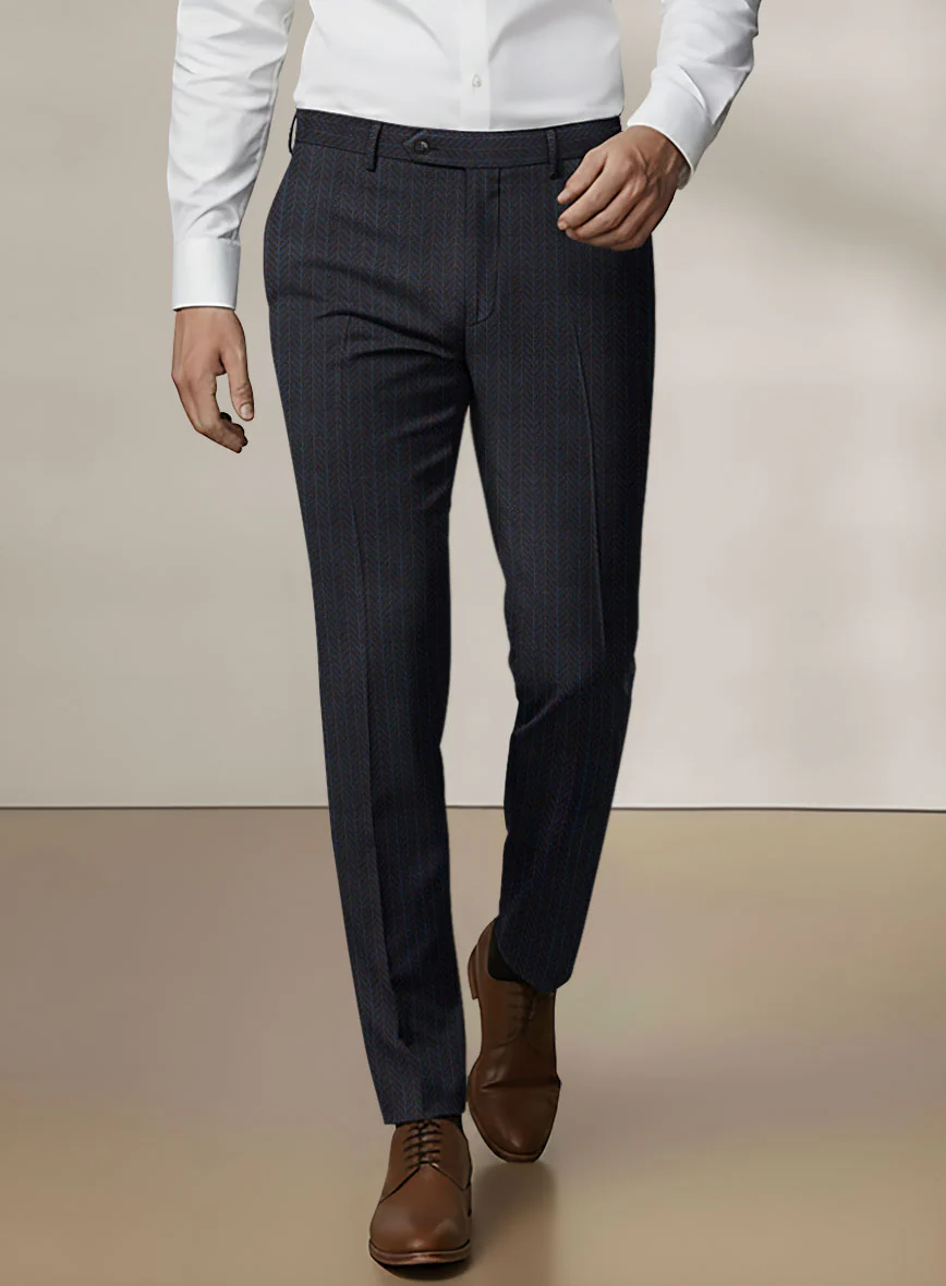 Scabal Dali Cipher Weave Wool Cashmere Suit - Image 8