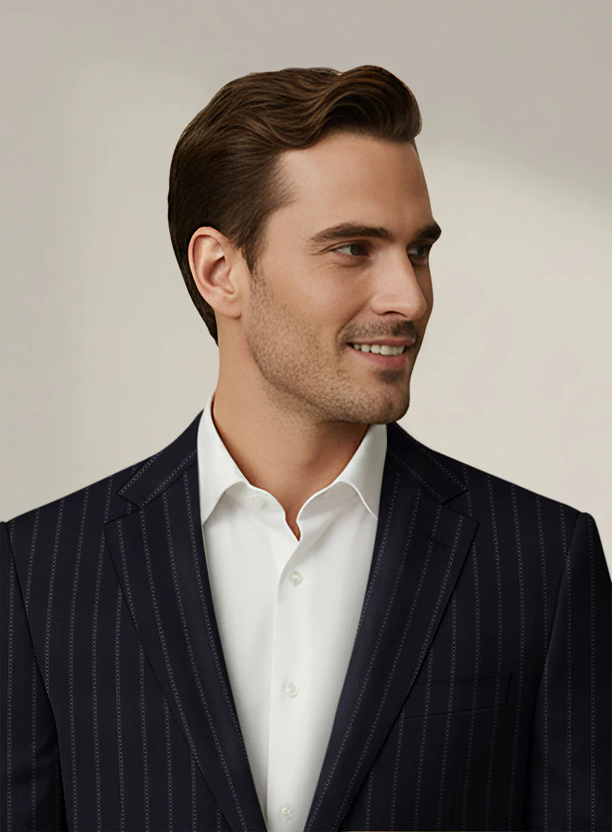 Scabal Dali Godiva Herringbone Wool Cashmere Jacket - Image 4