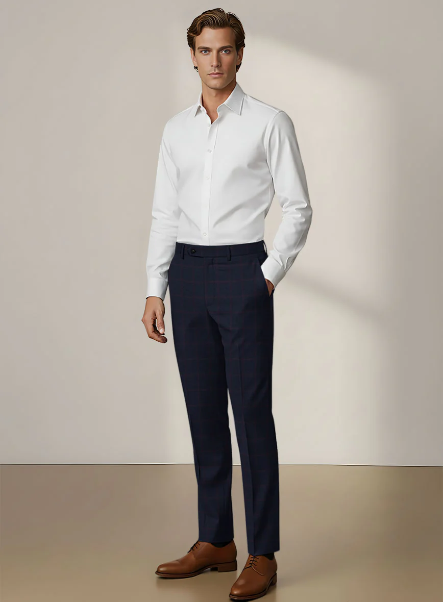 Scabal Dali Heraldic Weave Wool Cashmere Suit - Image 7