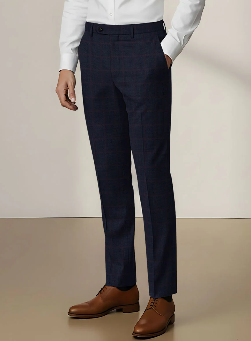 Scabal Dali Heraldic Weave Wool Cashmere Suit - Image 8