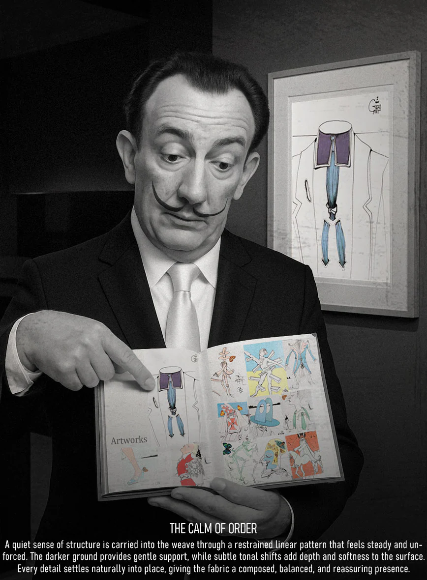Scabal Dali Intermezzo Stripe Wool Cashmere Pants - Image 6