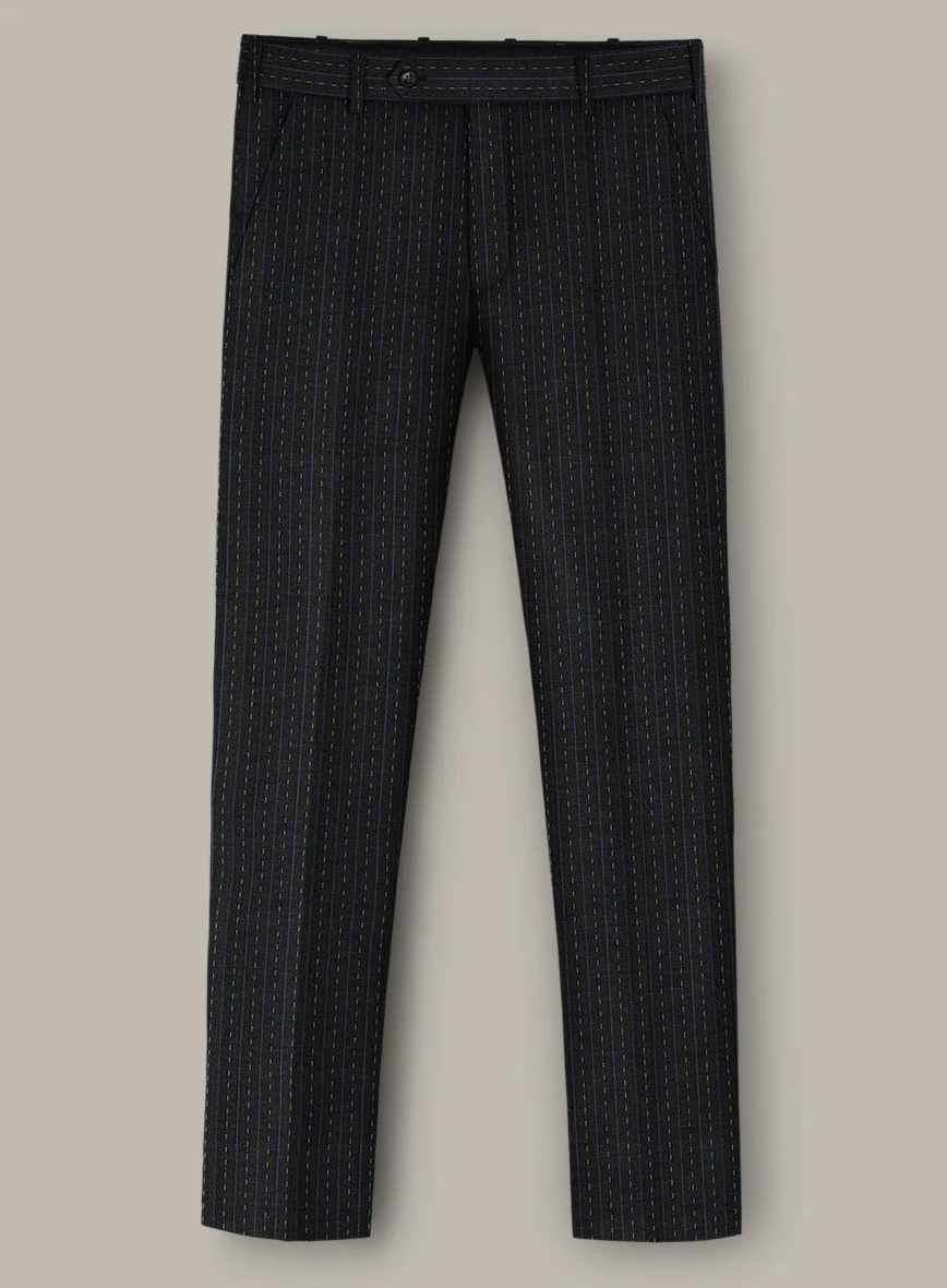 Scabal Dali Intermezzo Stripe Wool Cashmere Suit - Image 6