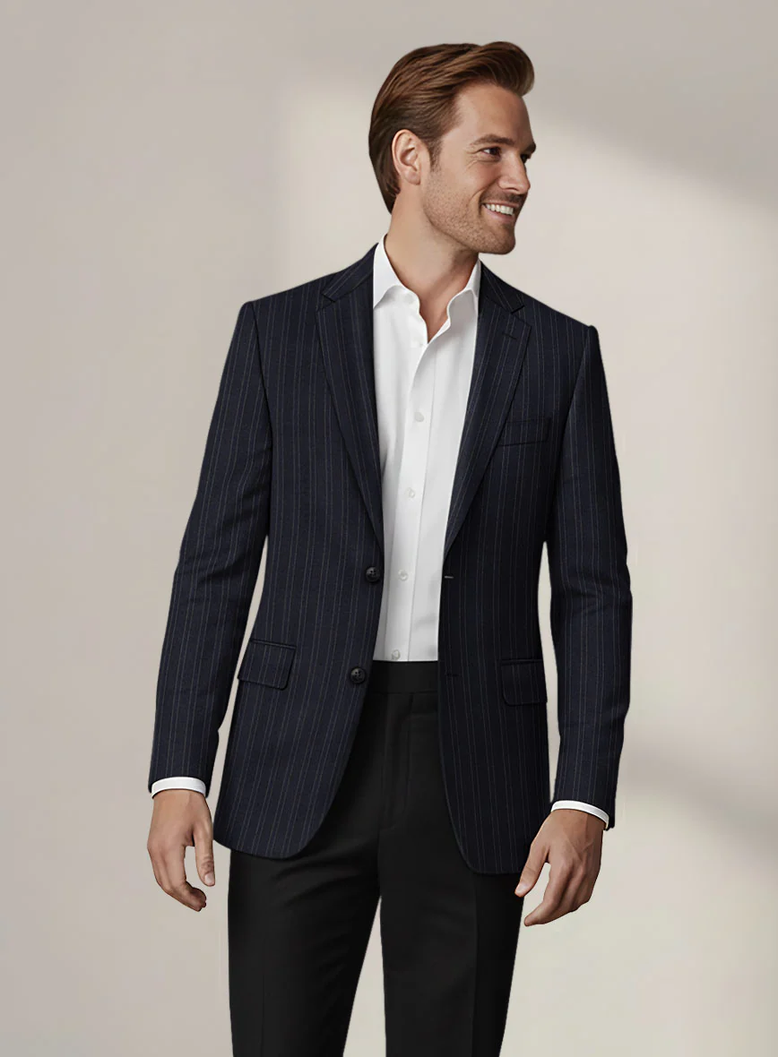 Scabal Dali Kinetic Weave Wool Cashmere Jacket - Image 2