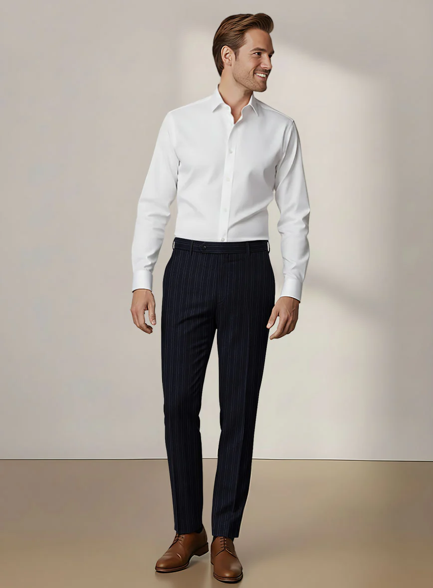 Scabal Dali Kinetic Weave Wool Cashmere Pants - Image 3