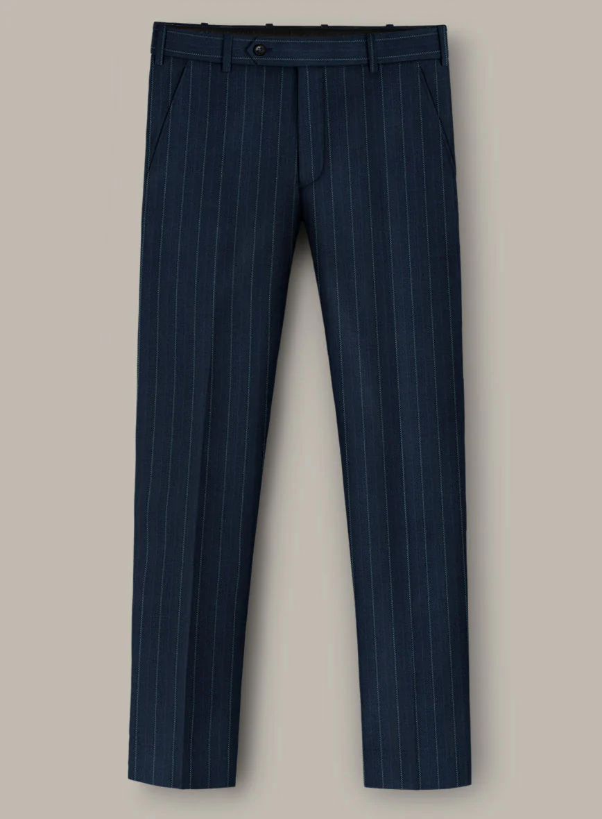 Scabal Dali Mimetic Stripe Wool Cashmere Suit - Image 6