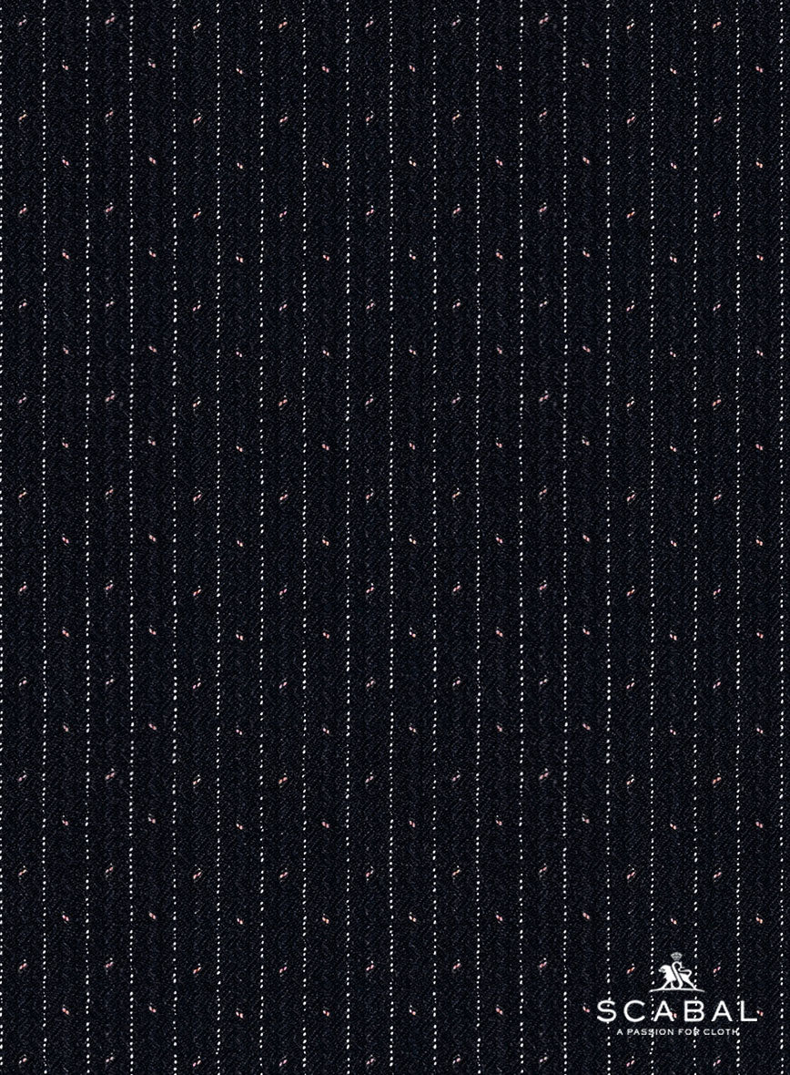 Scabal Dali Mouline Motif Wool Cashmere Pants - Image 4