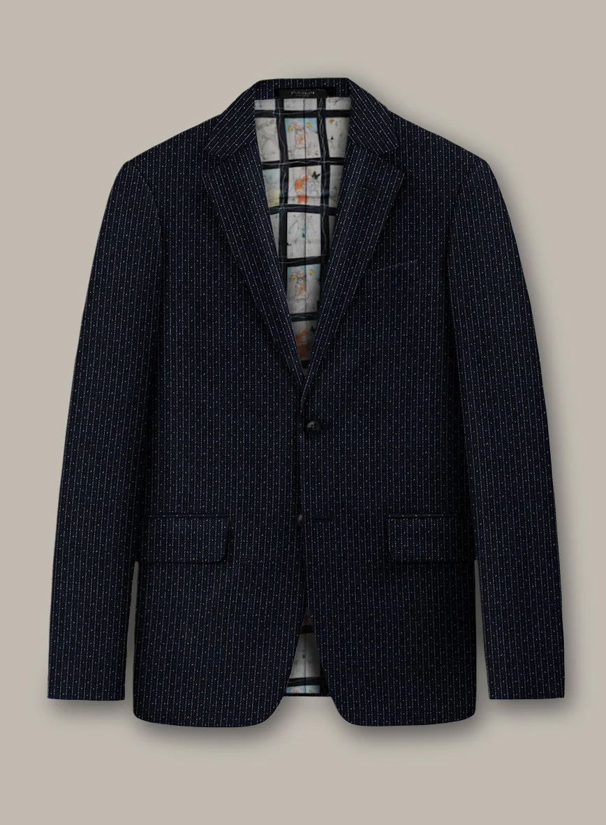 Scabal Dali Mouline Motif Wool Cashmere Suit - Image 2