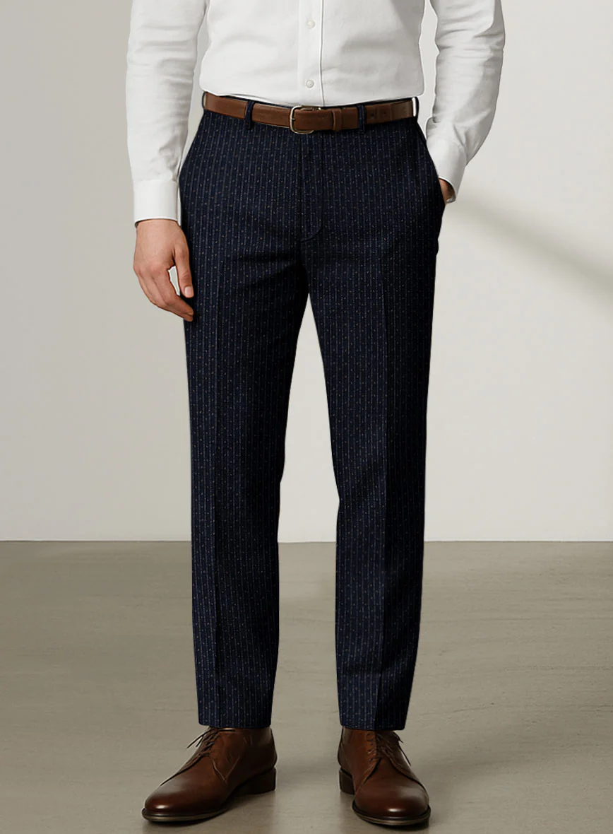 Scabal Dali Mouline Motif Wool Cashmere Suit - Image 8