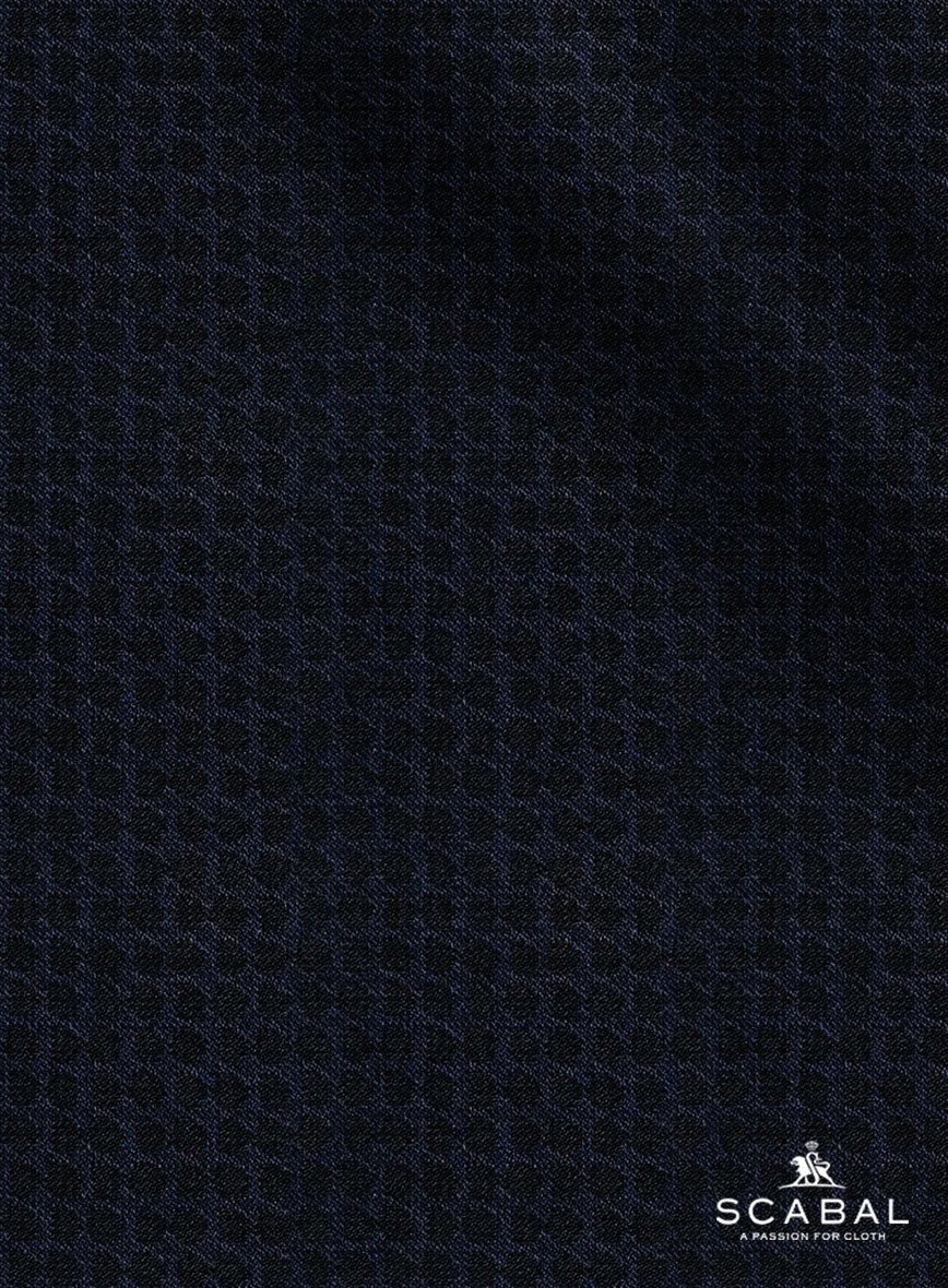 Scabal Dali Spatial Oval Weave Wool Cashmere Jacket - Image 5
