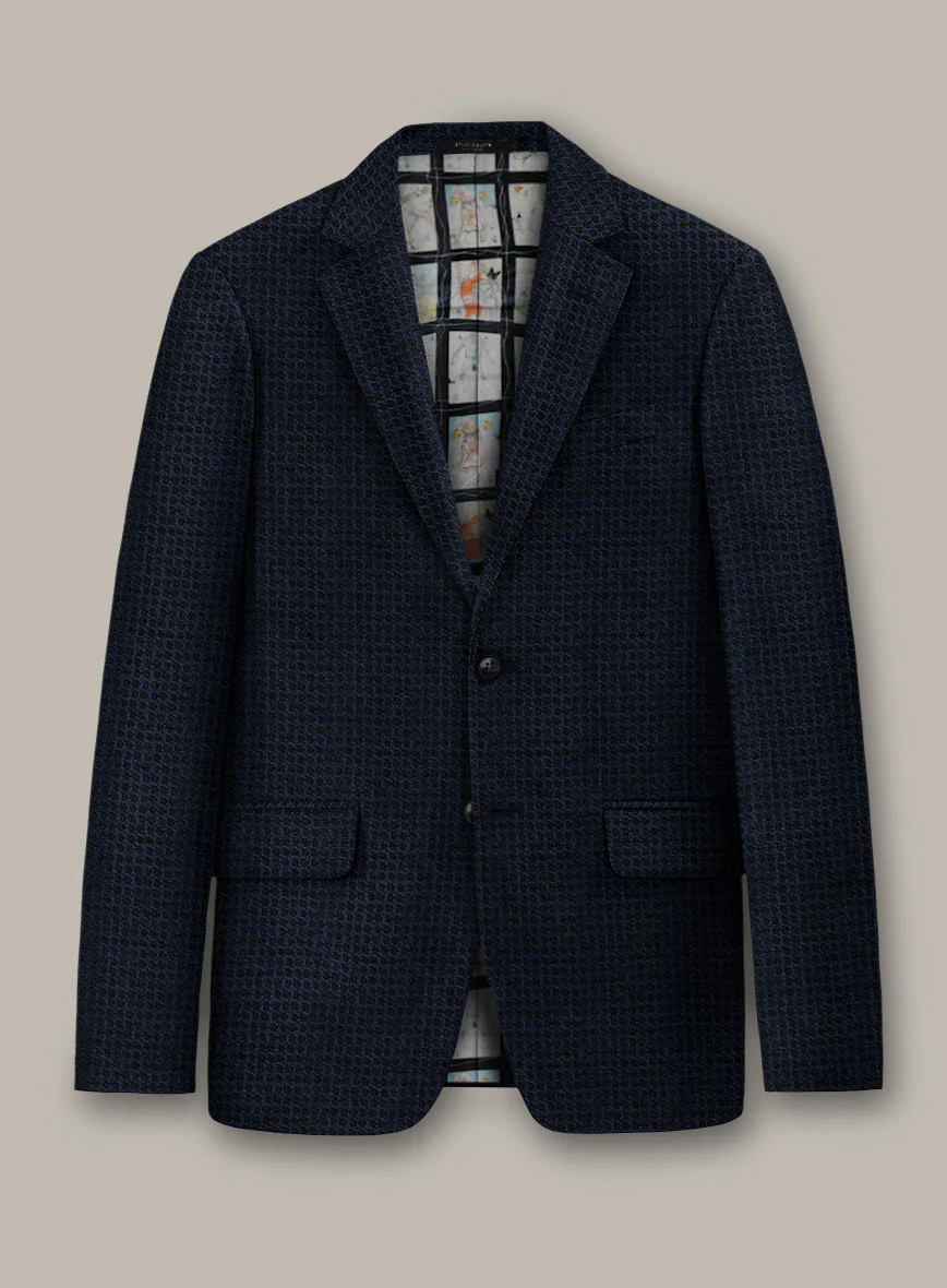 Scabal Dali Spatial Oval Weave Wool Cashmere Suit - Image 2