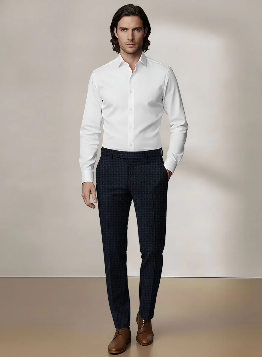 Scabal Dali Spatial Oval Weave Wool Cashmere Suit - Image 8