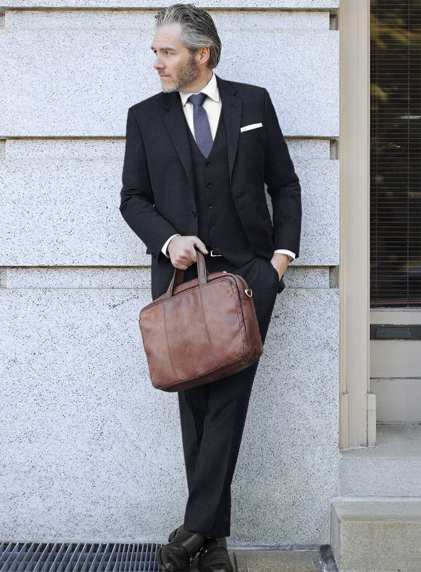 Scabal Deep Cove Wool Suit - Image 2