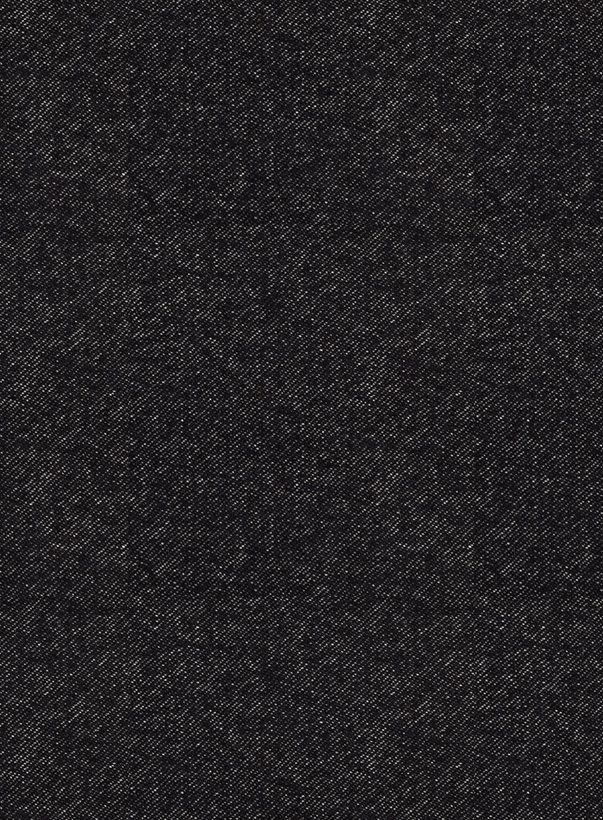 Scabal Denim Black Wool Cashmere Jacket - Image 3