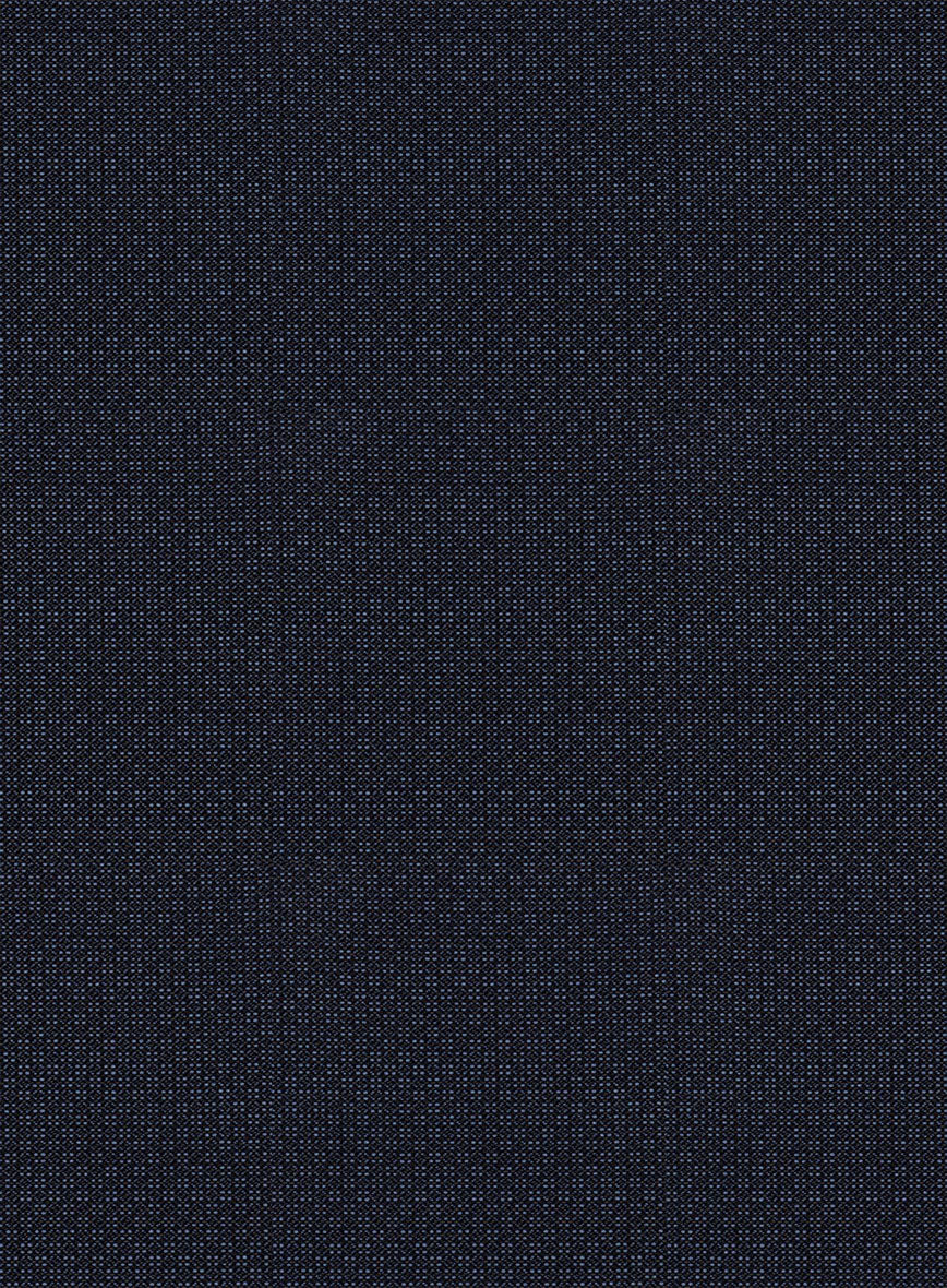 Scabal Drian Blue Wool Pants - Image 3