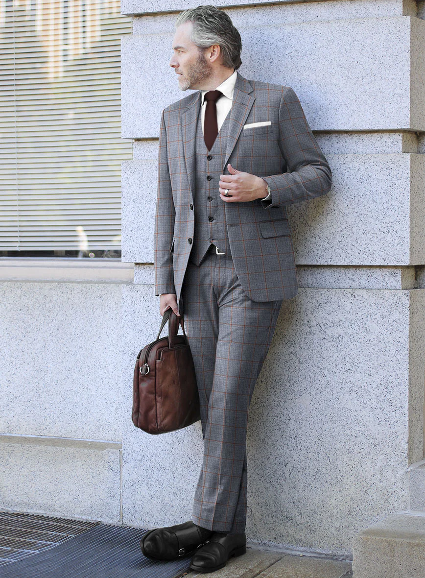 Scabal Dusk Blue Wool Suit - Image 2