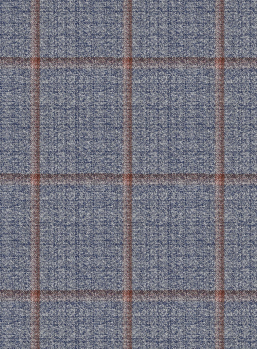 Scabal Dusk Blue Wool Suit - Image 6