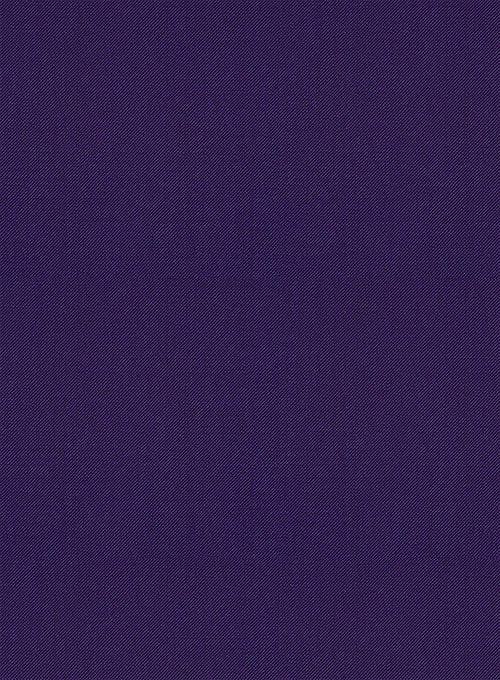 Scabal Eggplant Wool Suit - Image 2