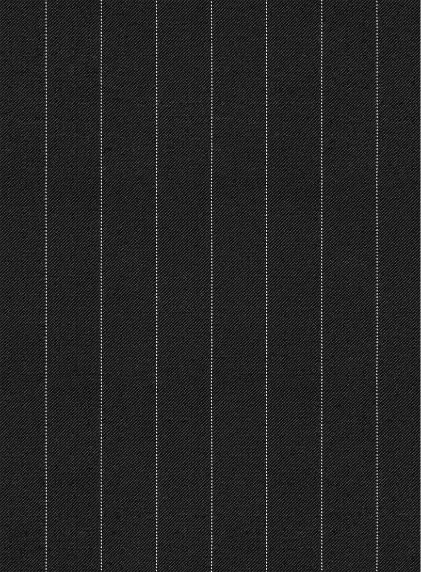 Scabal Feeje Stripe Black Wool Jacket - Image 3