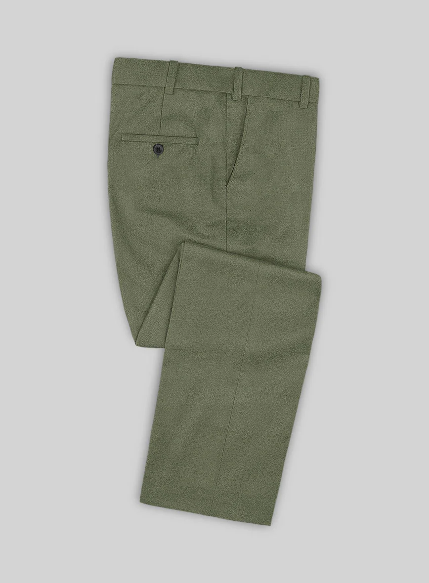 Scabal Fern Green Wool Suit - Image 6