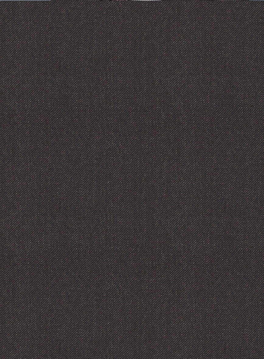 Scabal Gaci Brown Wool Pants - Image 3