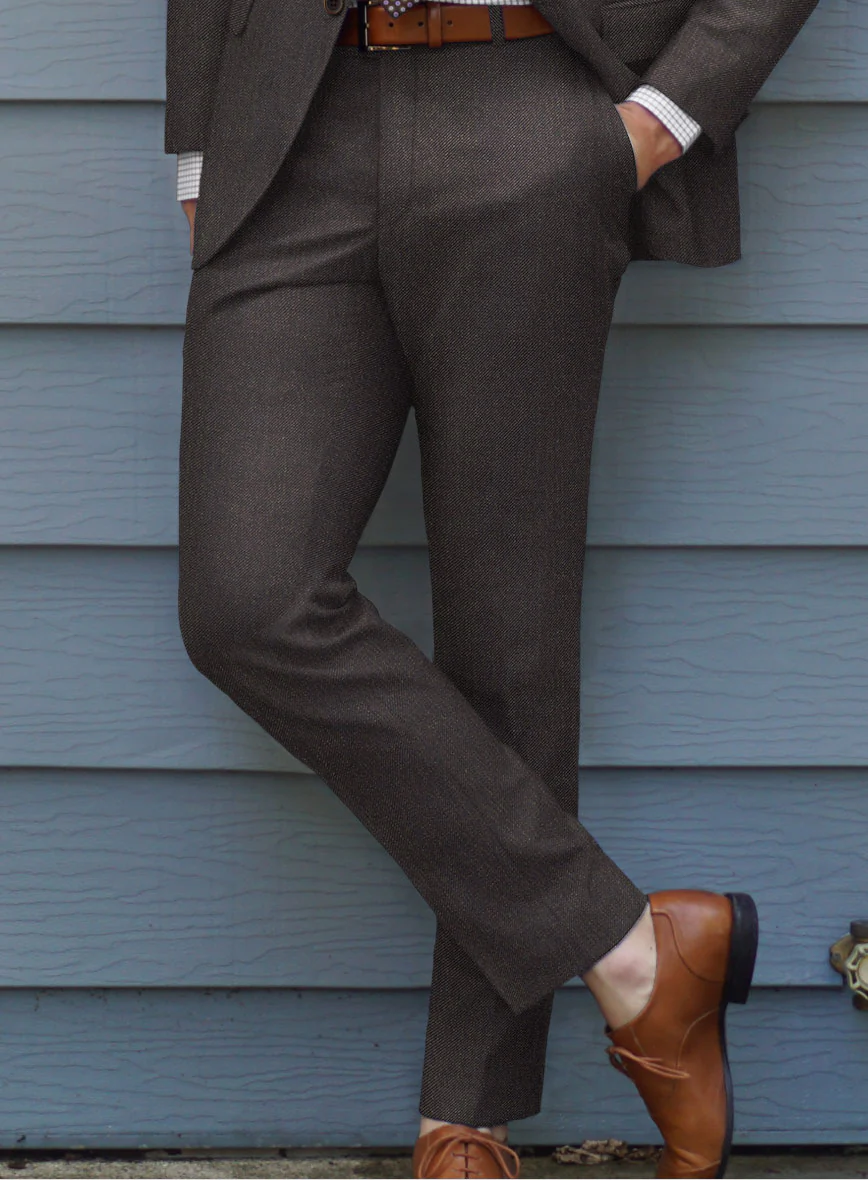 Scabal Gaci Brown Wool Suit - Image 5