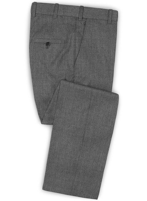 Scabal Graphite Gray Wool Suit - Image 4