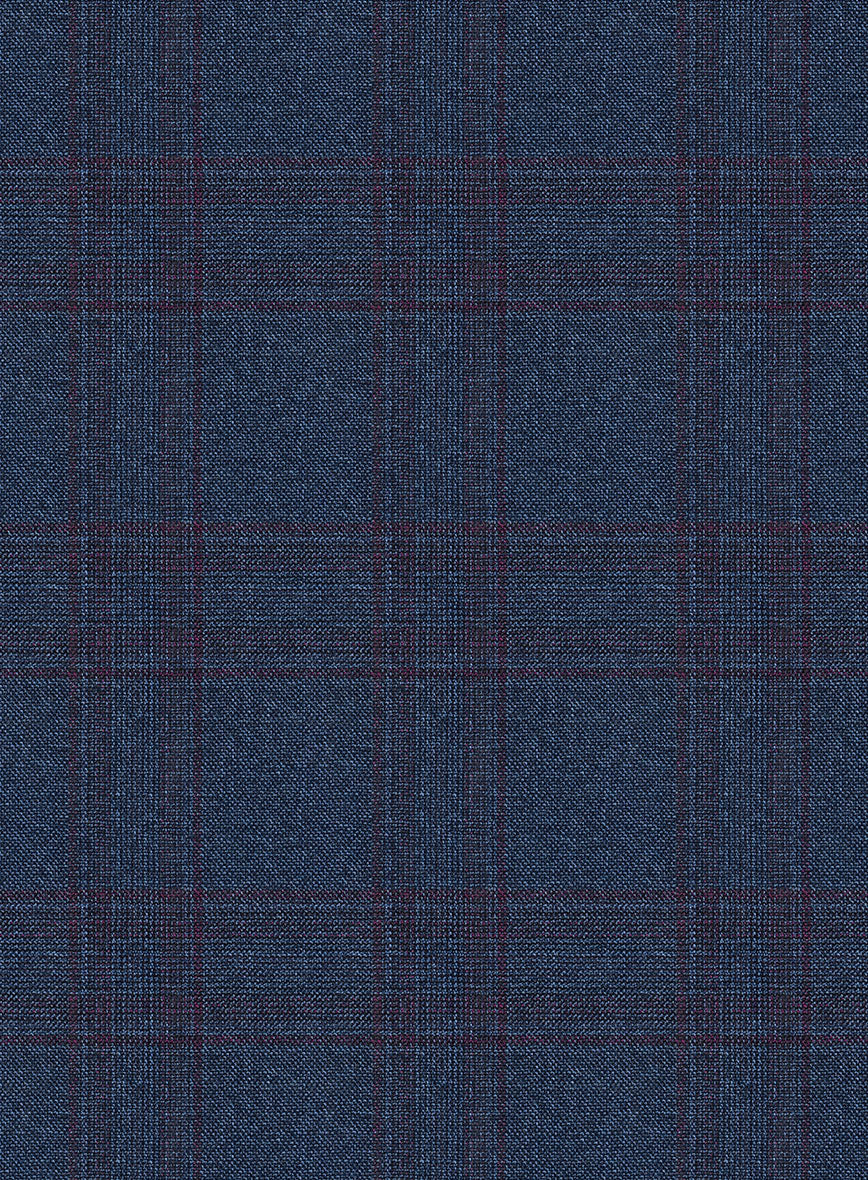 Scabal Gulf Blue Wool Jacket - Image 2