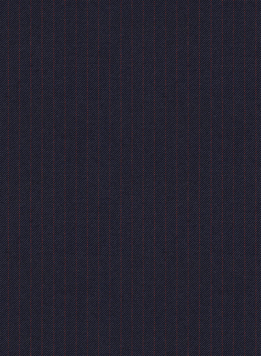 Scabal Hernal Stripe Blue Wool Jacket - Image 3