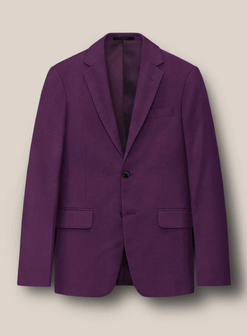 Scabal Hot Purple Wool Suit - Image 3