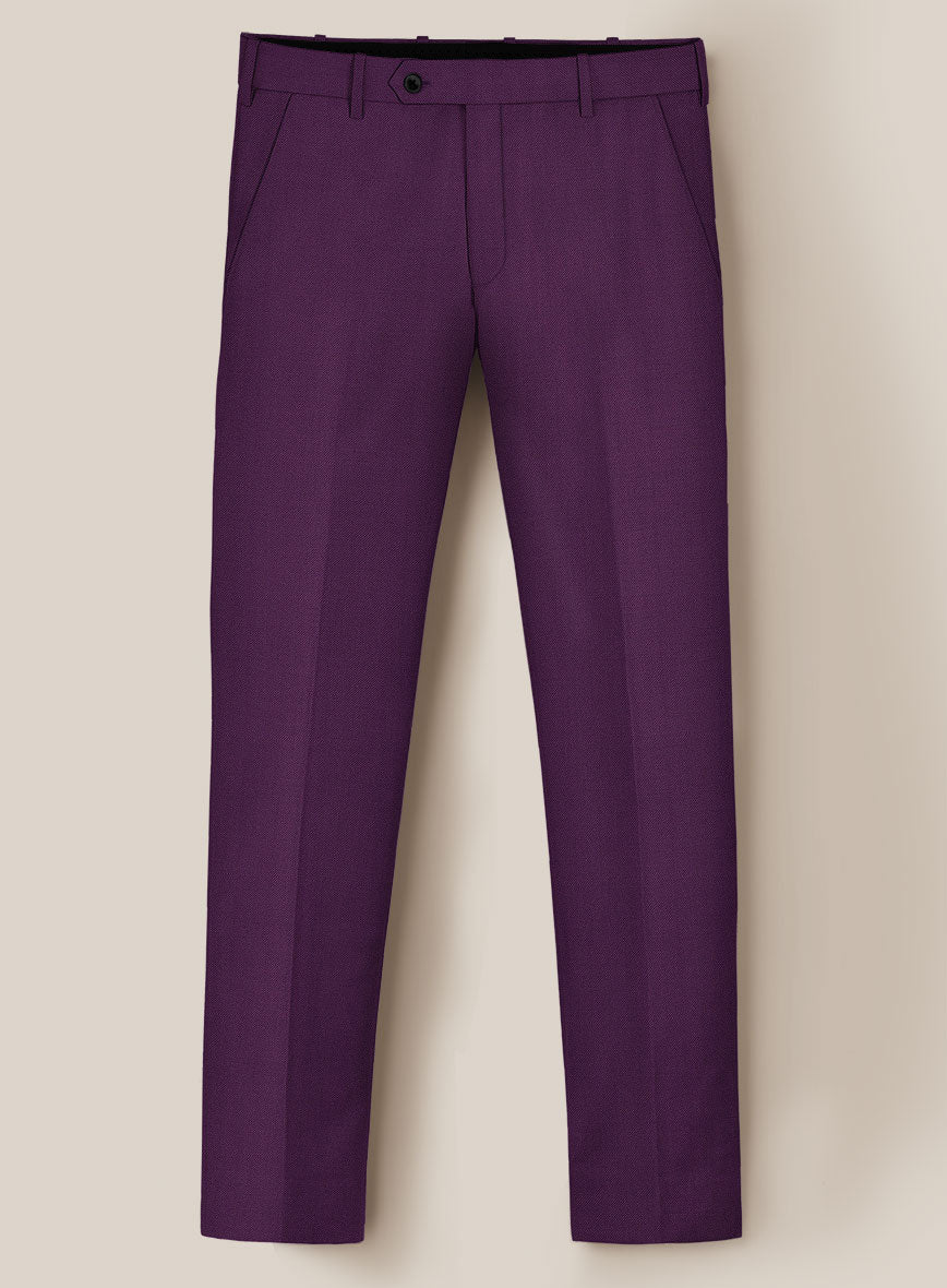 Scabal Hot Purple Wool Suit - Image 5