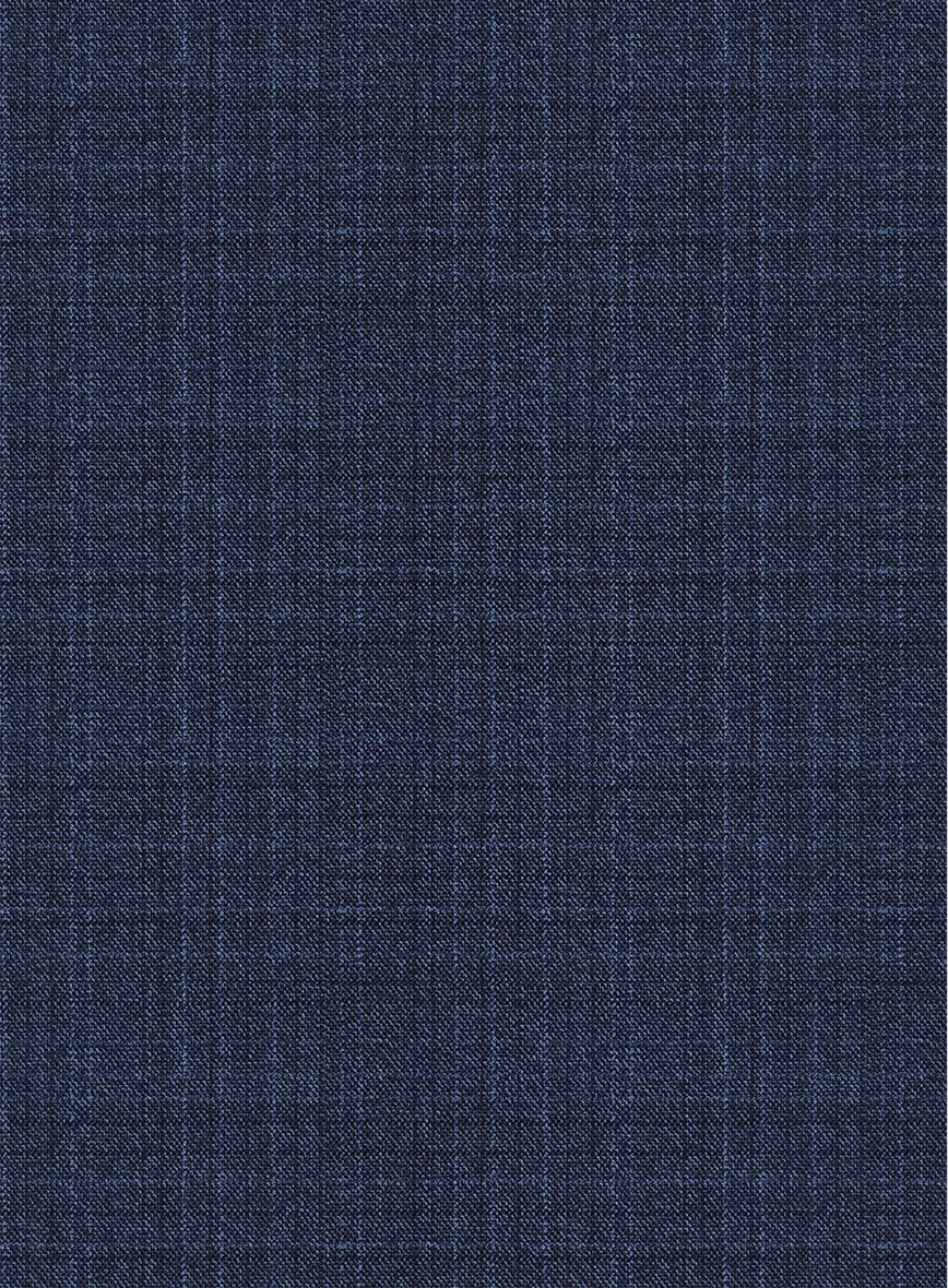 Scabal Bold Blue Wool Suit - Image 6