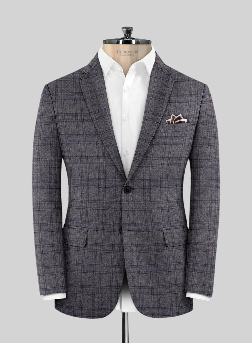 Scabal Bond Blue Wool Suit - Image 3