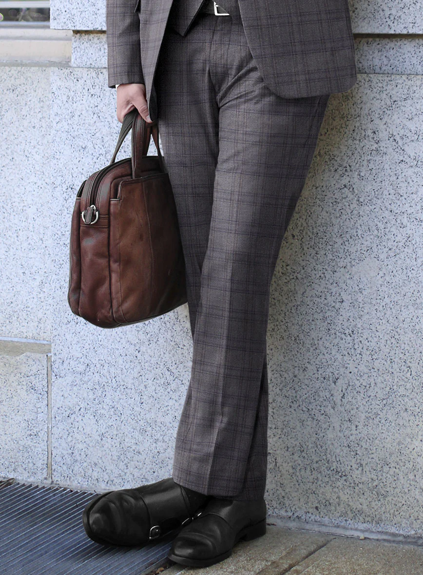 Scabal Bond Blue Wool Suit - Image 4