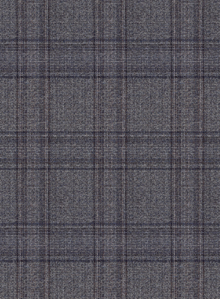 Scabal Bond Blue Wool Suit - Image 6