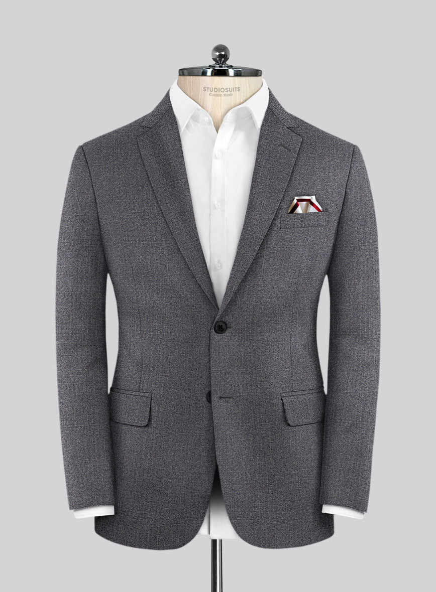 Scabal Marble Blue Wool Suit - Image 3