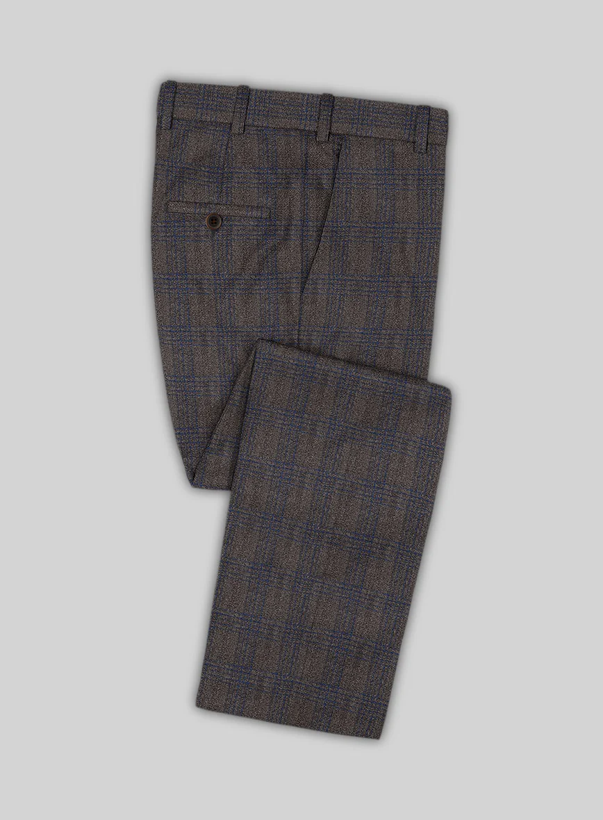Scabal Mud Brown Wool Suit - Image 5