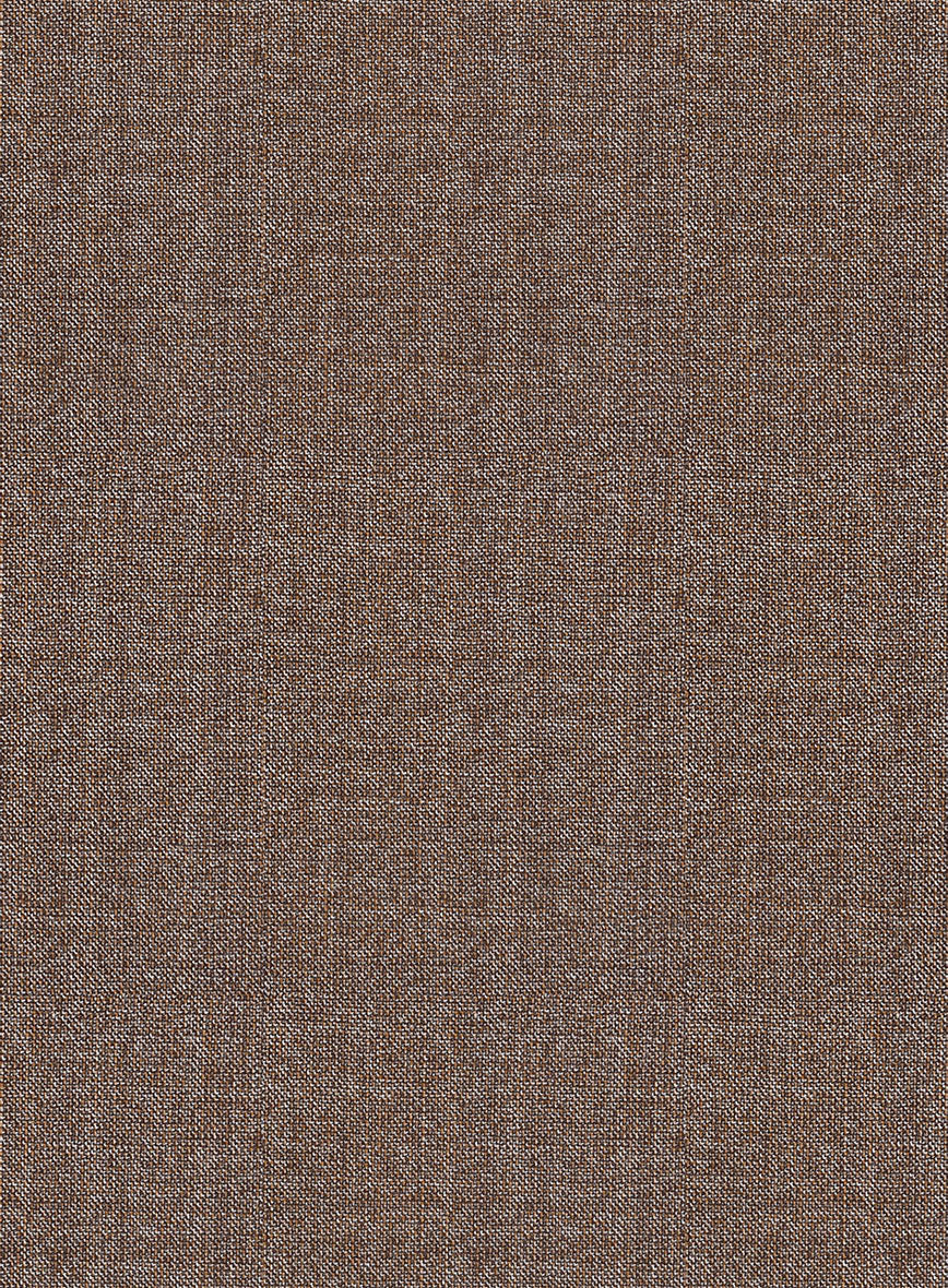 Scabal Walnut Brown Wool Suit - Image 6