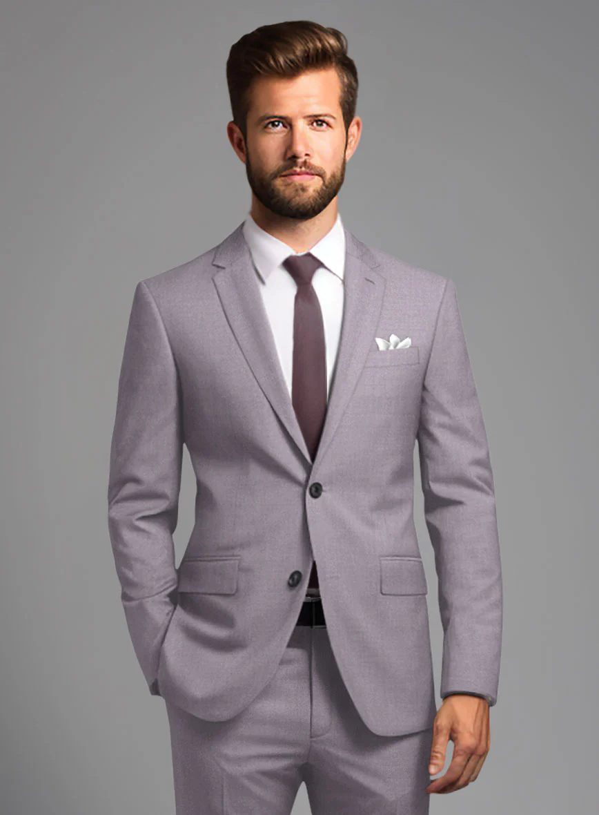 Scabal Ice Wine Wool Suit - Image 4