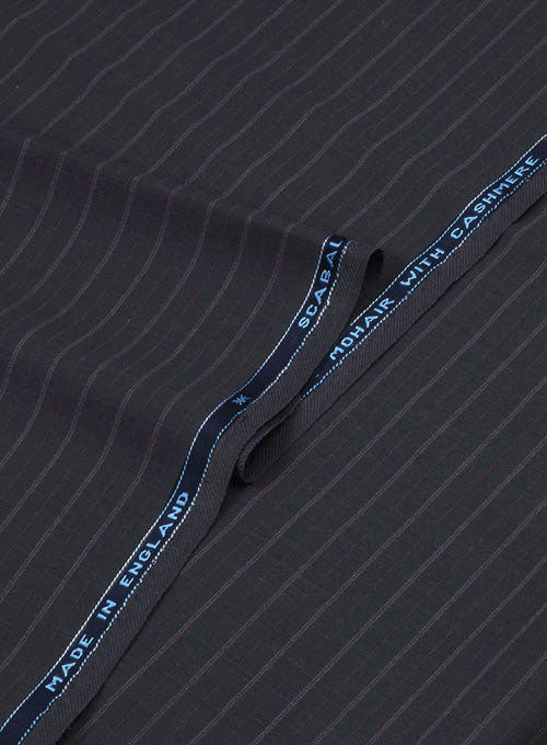 Scabal Inaski Blue Wool Cashmere Jacket - Image 3