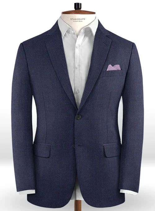 Scabal Indigo Wool Suit - Image 3