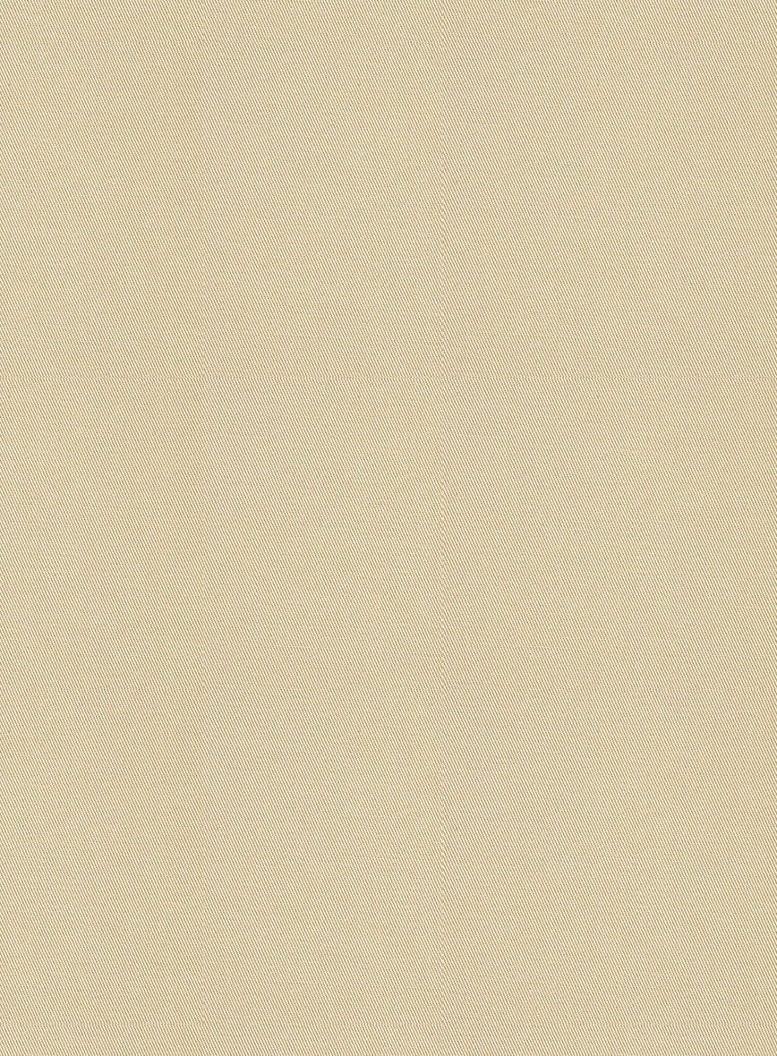 Scabal Khaki Cashmere Cotton Pants - Image 2