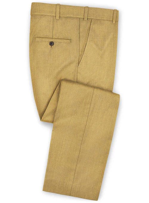 Scabal Khaki Wool Suit - Image 4