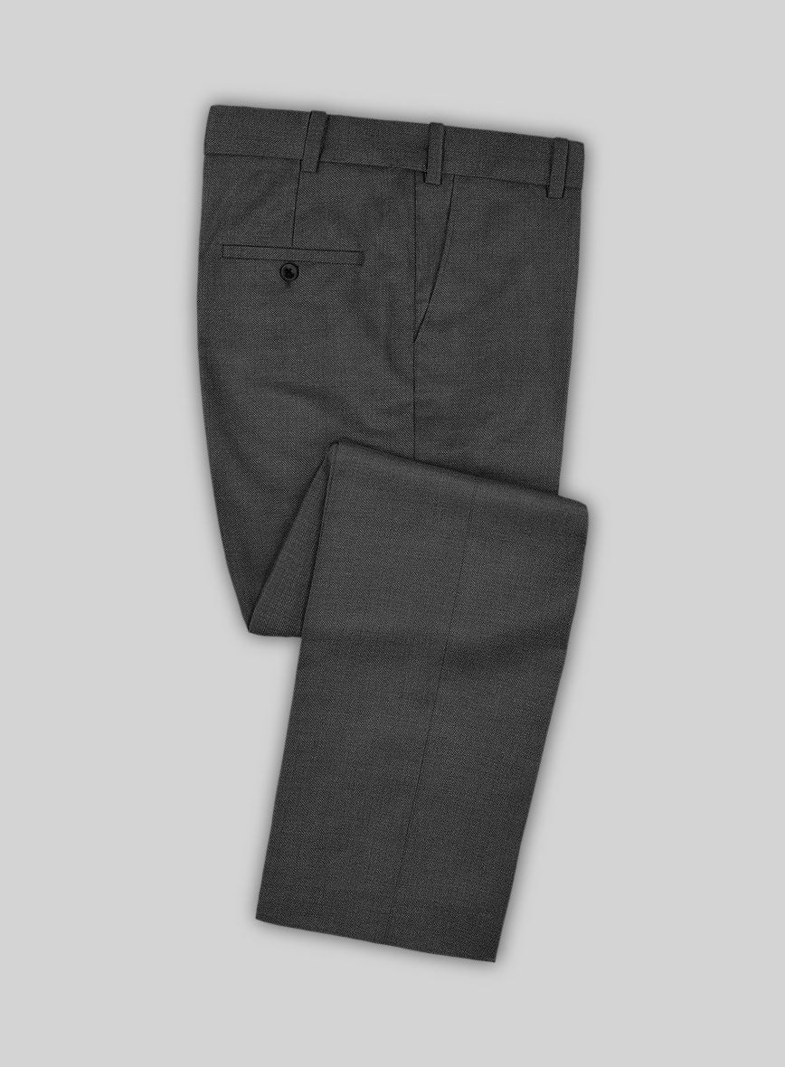 Scabal Liche Charcoal Wool Suit - Image 6